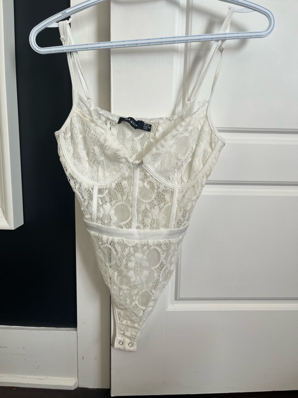 Cream Lace Bodysuit